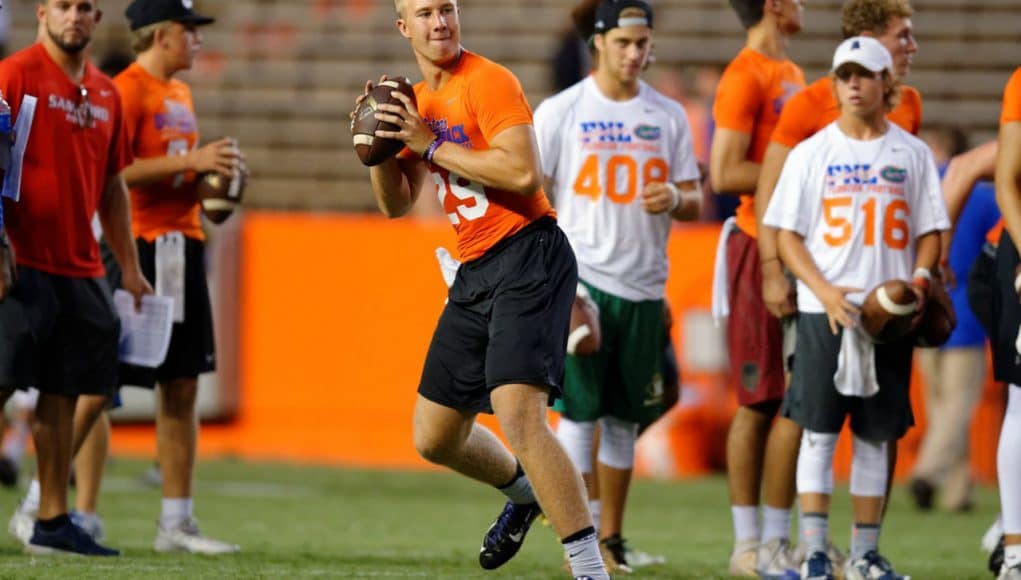 Florida Gators recruiting target Artur Sitkowski at Friday Night Lights camp- 1280x853