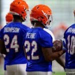 Florida Gators running backs Lamical Perine and Mark Thompson- 1280x853