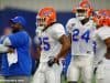 University of Florida coach Tim Skipper leads the running backs through drills during spring camp- Florida Gators football- 1280x852