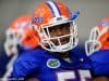 University of Florida defensive lineman Thomas Holley goes through a spring practice in 2016- Florida Gators football- 1280x852