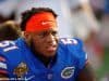 University of Florida offensive lineman Antonio Riles watches from the sideline during the 2016 Buffalo Wild Wings Citrus Bowl- Florida Gators football- 1280x852