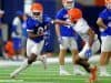 University of Florida receiver Antonio Callaway runs a route against McArthur Burnett in the second practice of fall camp- Florida Gators football- 1280x833