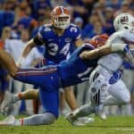 Florida Gators defensive end Jordan Sherit makes a sack against UMass- 1280x853
