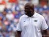 Florida Gators defensive line coach Chris Rumph during the Gators win over kentucky - GatorCountry photo taken by David Bowie