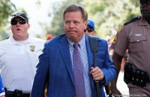 Florida Gators head coach Jim McElwain at Gator Walk for UMass-1280x855