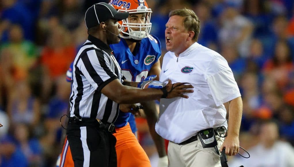 florida-gators-head-coach-jim-mcelwain-upset-over-the-hit-on-luke-del-rio- 1280x851