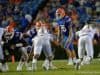 Florida Gators kicker Eddy Pineiro kicks against UMass- Florida Gators football- 1280x853