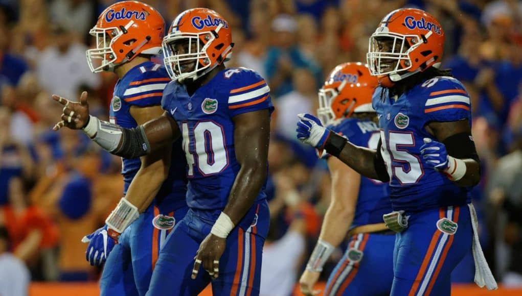 Florida Gators linebacker Jarrad Davis against UMass- 1280x853