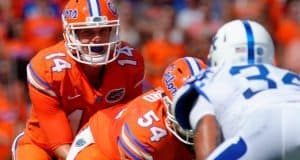 Florida Gators quarterback Luke Del Rio against Kentucky- Florida Gators football- 1280x851