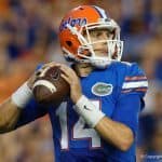 Florida Gators quarterback Luke Del Rio passes against UMass- 1280x853