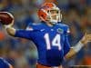 Florida Gators quarterback Luke Del Rio throws a pass against North Texas- 1280x853