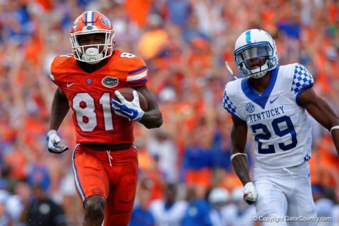 Florida Gators receiver Antonio Callaway with a long touchdown against Kentucky-1280x853