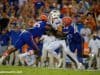 Jarrad Davis (40) and Keivonnis Davis (95) combine to sac UMass quarterback Ross Comis in the 2016 season opener- Florida Gators football- 1280x852