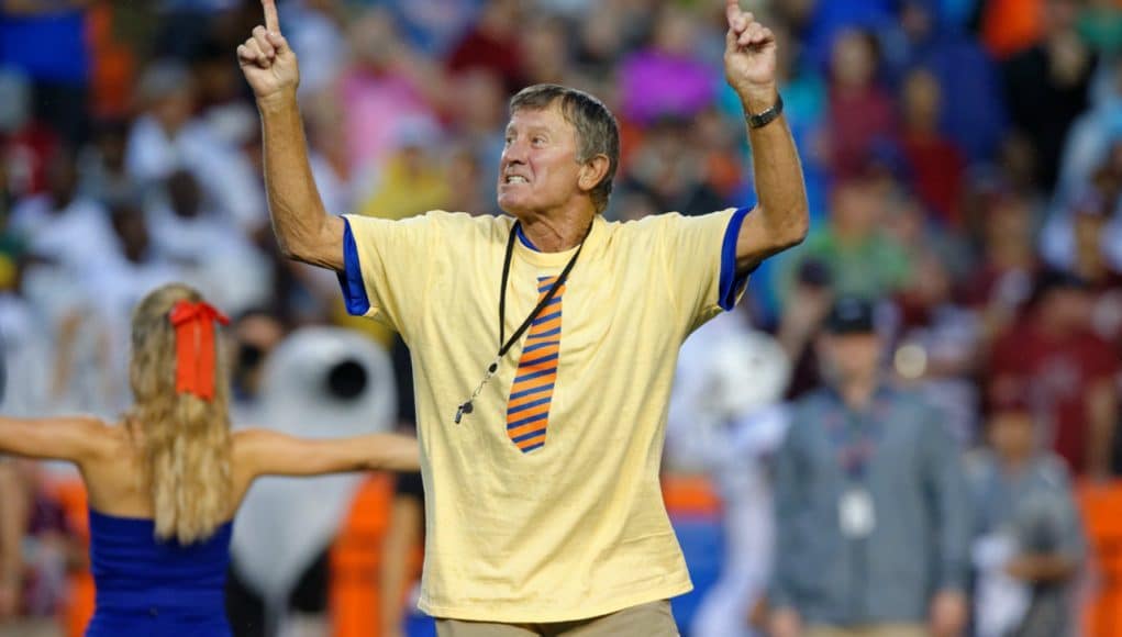 Legendary Florida Gators football coach Steve Spurrier as Mr Two Bits- 1280x853