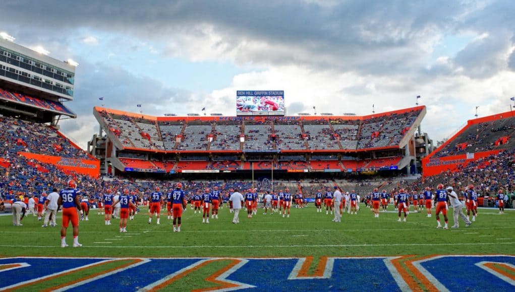 The Florida Gators football team prepares for the North Texas game- 1280x855