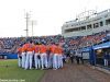The University of Florida baseball team huddles up before a game against Florida State on 3-15-2016- Florida Gators baseball- 1280x852