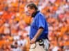 Sep 24, 2016; Knoxville, TN, USA; Florida Gators head coach Jim McElwain during the second half against the Tennessee Volunteers at Neyland Stadium. Tennessee won 38-28. Mandatory Credit: Randy Sartin-USA TODAY Sports