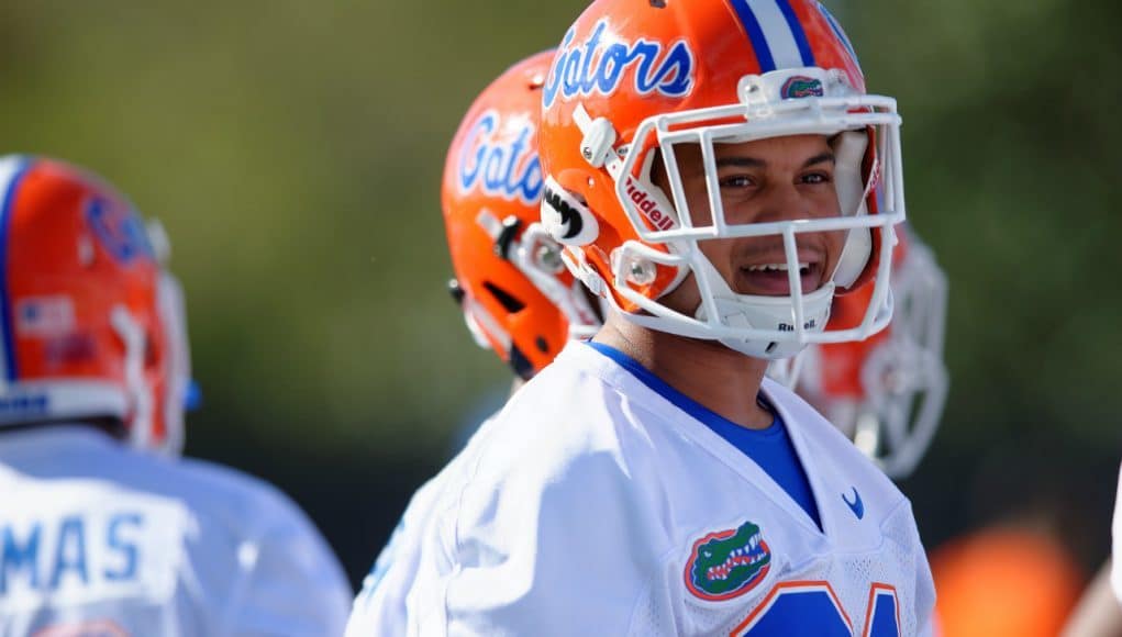 University of Florida cornerback Jalen Tabor during the Florida Gators second practice of fall camp- Florida Gators football- 1280x852