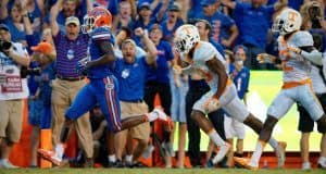 University of Florida receiver Antonio Callaway scores the game winning touchdown against the Tennessee Volunteers in 2015- Florida Gators football- 1280x852