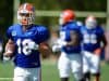 University of Florida receiver CJ Worton warms up during the Gators fourth practice of spring football camp- Florida Gators football- 1280x852