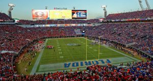 EverBank Field in Jacksonville is split 50-50 between Florida Gators and Georgia Bulldogs fans- Florida Gators football- 1280x854