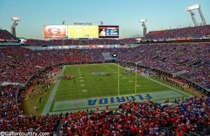 EverBank Field in Jacksonville is split 50-50 between Florida Gators and Georgia Bulldogs fans- Florida Gators football- 1280x854
