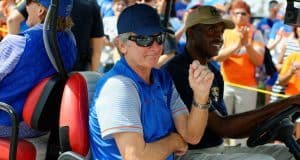 Florida Gators ambassador Steve Spurrier at Gator Walk- 1280x853