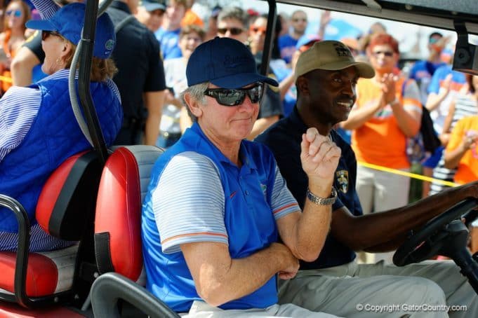 Florida Gators ambassador Steve Spurrier at Gator Walk- 1280x853