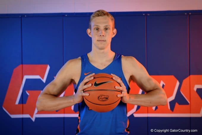 Florida Gators basketball player Canyon Barry at media days 2016- 1280x853