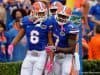 Florida Gators defensive backs Quincy Wilson Duke Dawson and Marcus Maye celebrate the TD- 1280x853