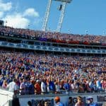 Florida Gators fans in Jacksonville in 2015 for the UGA game- 1280x853