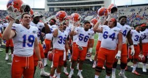 Florida Gators players celebrate a win over Vanderbilt-1280x884