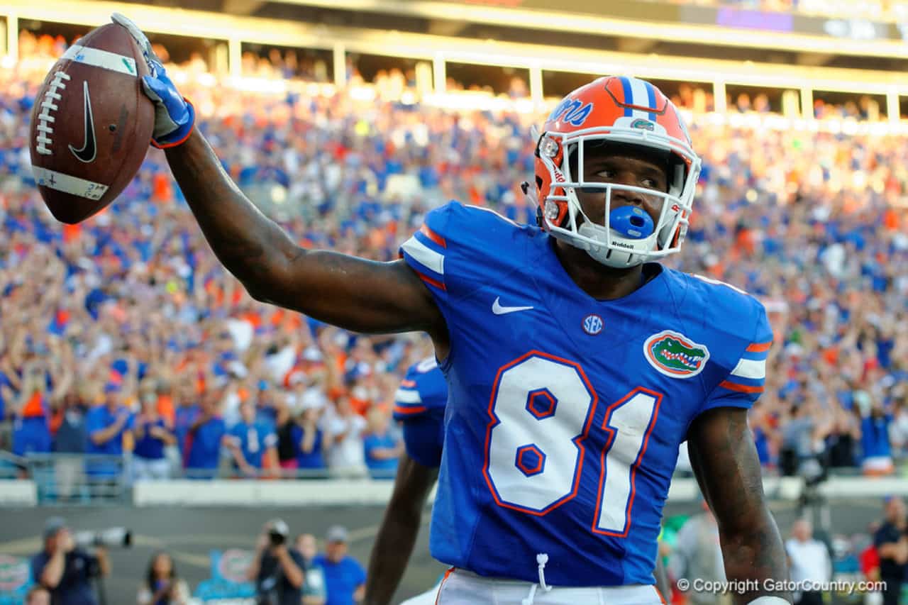 Florida Gators receiver Antonio Callaway scores a touchdown against Georgia in 2016- 1280x853