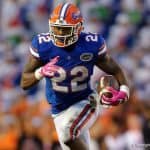 Florida Gators running back Lamical Perine runs against Missouri- 1280x853