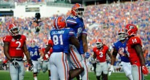 Florida Gators tight end Cyontai Lewis celebrates his touchdown-1280x851