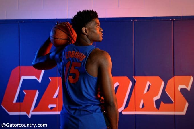 University of Florida big man John Egbunu poses during basketball media day- Florida Gators basketball- 1280x852