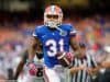 University of Florida cornerback Jalen Tabor runs into the end zone after a 39-yard interception against Missouri- Florida Gators football- 1280x852