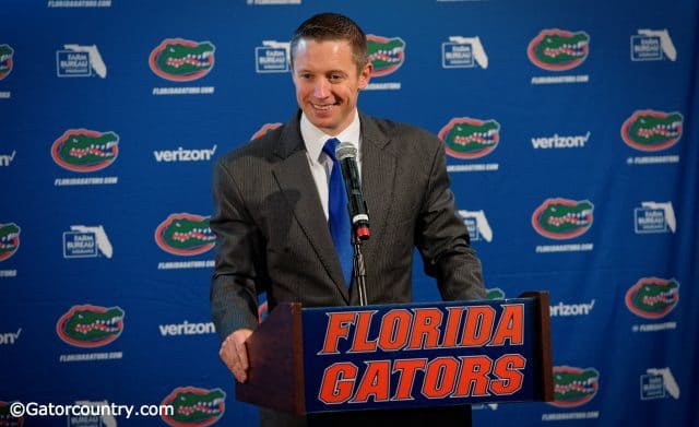 University of Florida head basketball coach Mike White holds a press conference at the 2016 media day- Florida Gators basketball- 1280x782