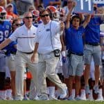 Florida Gators head coach Jim McElwain during the Georgia game in 2016- 1280x853