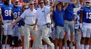 Florida Gators head coach Jim McElwain during the Georgia game in 2016- 1280x853