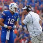 Florida Gators quarterback Austin Appleby and Doug Nussmeier talk- Florida Gators football - 1280x853