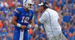 Florida Gators quarterback Austin Appleby and Doug Nussmeier talk- Florida Gators football - 1280x853