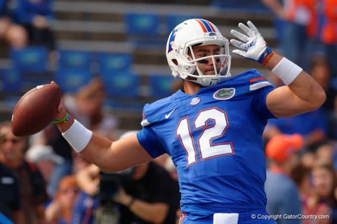 Florida Gators quarterback Austin Appleby throws against South Carolina- 1280x853