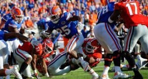 Florida Gators running back Jordan Scarlett scores against Georgia - 1280x851