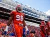 University of Florida defensive end CeCe Jefferson warms up before the Florida Gators game against Kentucky in 2016- Florida Gators football- 1280x852