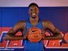 University of Florida forward Kevarrius Hayes poses during media day- Florida Gators basketball- 1280x852