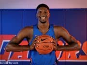 University of Florida forward Kevarrius Hayes poses during media day- Florida Gators basketball- 1280x852