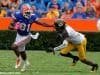 University of Florida receiver Antonio Callaway stiff arms a Missouri defender during a homecoming win- Florida Gators football- 1280x852