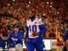 University of Florida senior linebacker Jarrad Davis runs onto the field at Doak Campbell Stadium- Florida Gators football- 1280x852