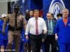 University of Florida head coach Jim McElwain leads the Florida Gators out for their final practice before the SEC Championship- Florida Gators football- 1280x852